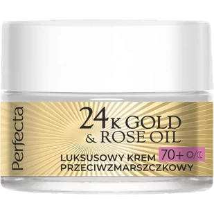 Perfecta 24K Gold&Rose Oil Luksusowy krem przeciwzmarszczkowy na dzień i na noc 70+ - Kremy do twarzy - miniaturka - grafika 2