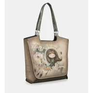 Torebki damskie - Torebka Anekke Real duża pojemna z nadrukiem dziewczynki - miniaturka - grafika 1