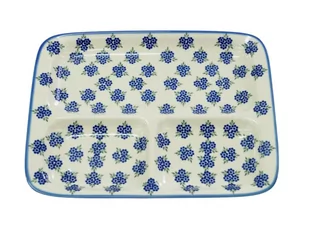 Ceramiczny talerz dzielony Ceramika Bolesławiec - Dekoratorstwo - miniaturka - grafika 1