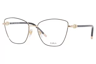 Furla VFU549 okulary, SH.Rose Gold W/Czarne części, 55 damskie, Sh.rose Gold W/Black Części, 55 - Okulary przeciwsłoneczne - miniaturka - grafika 1