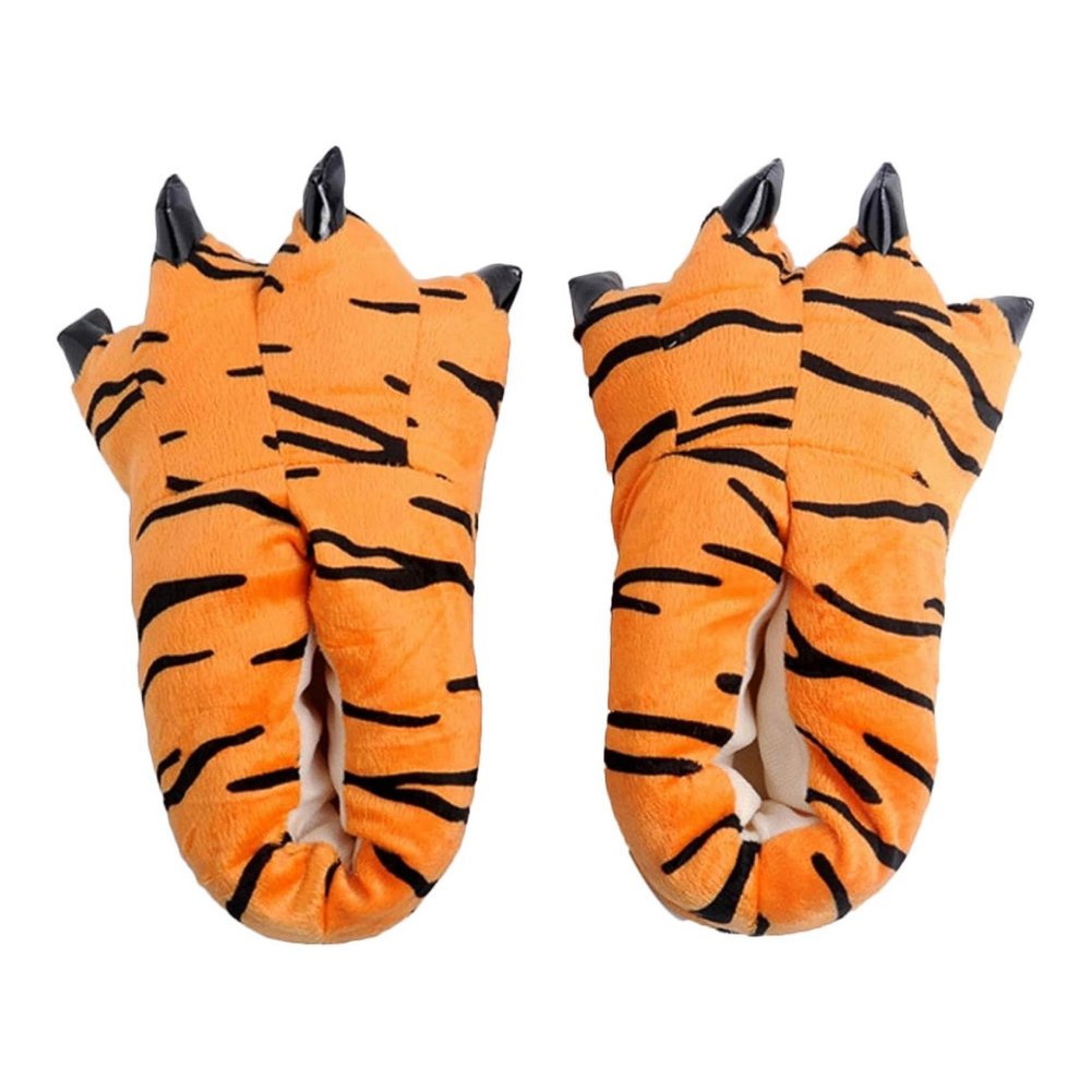 Miękkie Kapcie Dziecięce Łapy Tygrys 3D z Pazurami 27-32
