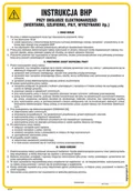 Instrukcje stanowiskowe BHP - IAC29 INSTRUKCJA BHP PRZY OBSŁUDZE ELEKTRONARZĘDZI (WIERTARKI), FN - FOLIA SAMOPRZYLEPNA; (245X350MM) - miniaturka - grafika 1