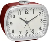 Zegary - TFA TFA 60.1032.05 Analogue Alarm Clock red - miniaturka - grafika 1