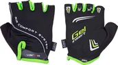 Rękawiczki rowerowe - Verso Rękawiczki rowerowe Verso SB-01-7059-E czarno-limonkowy S - miniaturka - grafika 1
