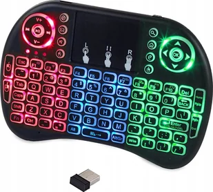 Verk Group KLAWIATURA BEZPRZEWODOWA MINI PODŚWIEWTLANA TV LED - Klawiatury - miniaturka - grafika 1