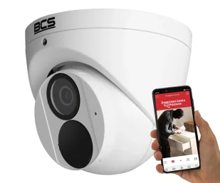 Kamera wandaloodporna IP z mikrofonem BCS-P-EIP22FSR3-AI1 FullHD Analityka Starlight IR30 MicroSD - Kamery IP - miniaturka - grafika 1