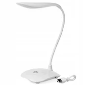 Lampy stojące - LAMPKA BIURKOWA LED NA DOTYK DOTYKOWA SZKOLNA USB STOJĄCA BEZPRZEWODOWA - miniaturka - grafika 1