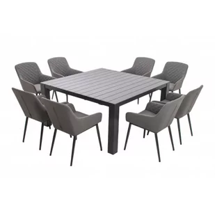 PRATO PARIS FRESH GREY - luksusowy zestaw ogrodowy 8+1 - Meble ogrodowe - miniaturka - grafika 1