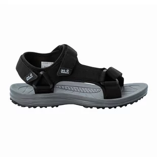 Sandały męskie Jack Wolfskin WAVE BREAKER M black - 40,5 - Sandały męskie - miniaturka - grafika 1