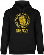 Bluzy męskie - BLUZA MĘSKA Z KAPTUREM SMIESZNA PREZENT NOSACZ VERSACE CZARNA R-XL A427 - miniaturka - grafika 1