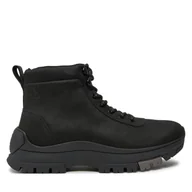 Botki męskie - Trapery Calvin Klein Jeans Hybrid Wp Boot Laceup Rebellious YM0YM01077 Czarny - miniaturka - grafika 1