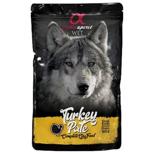 Alpha Spirit TURKEY PATE 100g Pasztet z indyka SASZETKA dla psa - Mokra karma dla psów - miniaturka - grafika 1