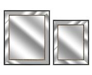 Lustra - Belldeco NERO GOLD Lustro prostokątne, 40x4x50 cm - miniaturka - grafika 1