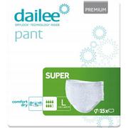 Pieluchy dla dorosłych - DAILEE Pant Premium Super Majtki chłonne L, 15szt. - miniaturka - grafika 1