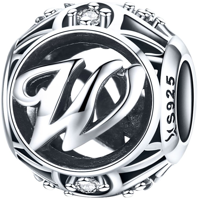 CHARMS LITERKA W srebro 925 koralik