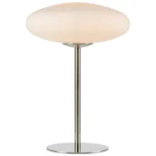 Lampy stojące - Lampka stołowa Locus 108439 Markslojd szklana owalna na biurko biała - miniaturka - grafika 1
