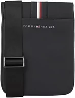 Torebki damskie - Tommy Hilfiger TH Corporate Mini Crossover, męskie, Czarny - miniaturka - grafika 1
