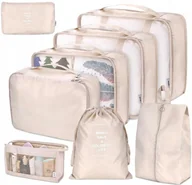 Akcesoria podróżnicze - Zestaw Organizer x8 Podróżny Walizki Torby Szafy - miniaturka - grafika 1