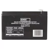 Akumulatory ogólnego zastosowania - AGM Emos Akumulator 12V 9Ah F6.3 B9675 B9675 - miniaturka - grafika 1