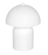 Lampy stojące - minimalistyczna Biała lampka nocna w kształcie grzybka Tadat - miniaturka - grafika 1