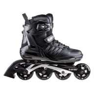 Rolki - Męskie Rolki fitness HI-TEC SOLTIS 10272-BLK/SIL – Czarny - miniaturka - grafika 1