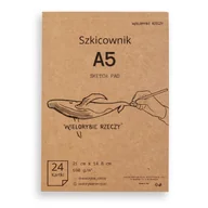 Podobrazia, bloki, papiery - SZKICOWNIK A5 BLOK ARTYSTYCZNY SZKICOWY PROFESJONALNY PAPIER 24SZT RYSOWNIK - miniaturka - grafika 1