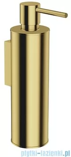 Omnires Modern Project dozownik mydła w płynie wiszący mosiądz szczotkowany MP60721BSB - Wieszaki łazienkowe - miniaturka - grafika 1