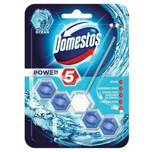 Domestos Kostka Toaletowa POWER 5 OCEAN 55G (92031780) - Środki do WC - miniaturka - grafika 1