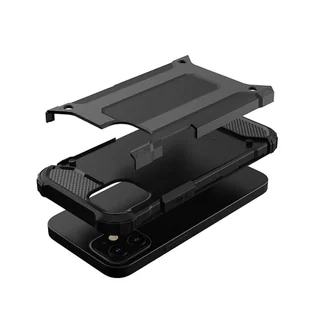 Hybrid Armor pancerne hybrydowe etui pokrowiec iPhone 12 Pro Max czarny - Etui i futerały do telefonów - miniaturka - grafika 6