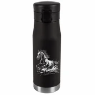 Kubki termiczne - Kubek Termiczny Personalizacja Prezent Imieniny Urodziny Srebrny KOŃ 064 - miniaturka - grafika 1