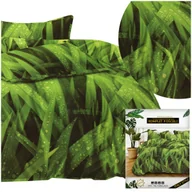 Pościel - Pościel 160x200 komplet 3 części bawełna satynowa DALWIN poszewki 70x80 - miniaturka - grafika 1