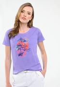 Bluzki damskie - T-shirt z nadrukiem T-KIRI - Volcano - miniaturka - grafika 1