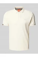 Koszulki męskie - Koszulka polo o kroju regular fit z wyhaftowanym logo - Superdry - miniaturka - grafika 1