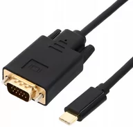 Adaptery i przejściówki - Kabel Usb C do Vga 1,8M Adapter Przejściów MacBook - miniaturka - grafika 1