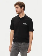 Koszulki męskie - Jack&Jones Polo Josh 12247387 Czarny Standard Fit - miniaturka - grafika 1