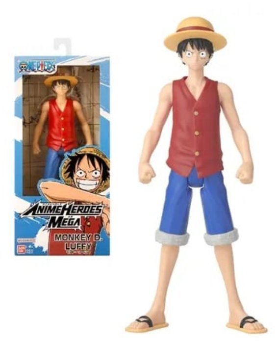 one piece - luffy figurka anime heroes mega 30cm