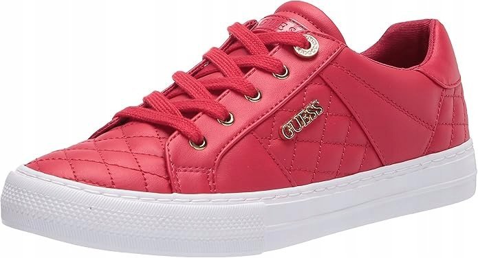 GUESS TRAMPKI DAMSKIE CZERWONE SZNUROWANE NISKIE 43 JTH