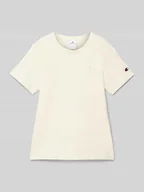 Koszulki dla chłopców - T-shirt z wyhaftowanym logo - miniaturka - grafika 1