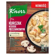 Majonezy i dressingi - Knorr Fix kurczak w sosie pieczarkowym 33 g - miniaturka - grafika 1