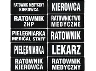 Odzież robocza - Emblemat Funkcyjny Odblaskowy Na Rzepie 13 X 5 Cm - miniaturka - grafika 1
