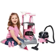 Zabawy w naśladowanie dorosłych - Wózek Do Sprzątania Hetty Odkurzacz Mop Wiaderko Wózek Casdon - miniaturka - grafika 1