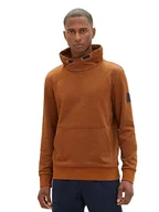 Bluzy męskie - TOM TAILOR Bluza męska, 34419 - Cognac Dark Melange, XL - miniaturka - grafika 1