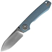 Scyzoryki - Vosteed Raccoon® V M390 Satin, Niebieski Tytan A4002 - miniaturka - grafika 1