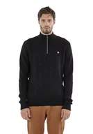 Swetry męskie - Kaporal Vorex Sweter Męski, czarny, XXL - miniaturka - grafika 1