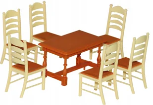 Polesie 54395 Zestaw mebli Nr6 (7 elem.) w worku mix cena za 1 szt - Akcesoria dla lalek - miniaturka - grafika 5