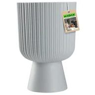 Donice - Doniczka na nóżce Golem 18 cm, platyna - miniaturka - grafika 1