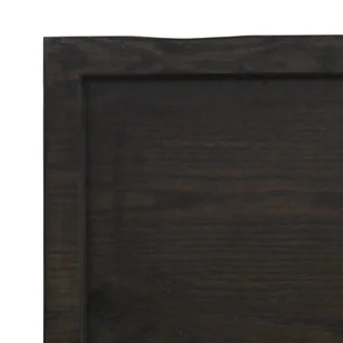 Blat do łazienki, ciemnoszary, 180x60x6 cm, lite drewno Lumarko! - Szafki łazienkowe - miniaturka - grafika 7