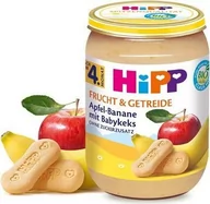 Desery dla dzieci - HiPP, Bio, deserek z bananów jabłek i biszkoptów, 190 g - miniaturka - grafika 1