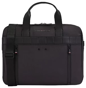 Tommy Hilfiger Męska torba na komputer TH Elevated 1985, czarna, OS, Czarny, rozmiar uniwersalny - Torby męskie - miniaturka - grafika 1