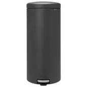 Kosze na śmieci - Brabantia Kosz na śmieci pedałowy NewIcon 30l czarny mat 114663 - miniaturka - grafika 1